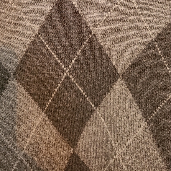 Claiborne Men's Long Sleeve V-Neck Pullover Sweater, Size: Medium Color: Blue - Picture 6 of 8